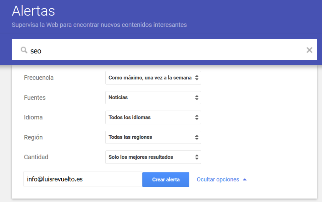 google alertas